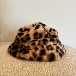 Steve Madden Cheetah Bucket Hat